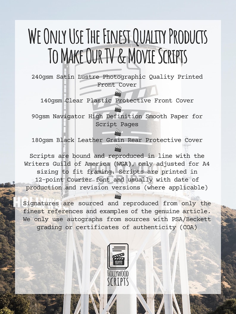 SCREAM Movie Script, Birthday Gift, Framed, Movie Gift, Film Script ...