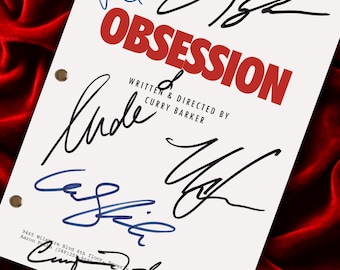 OBSESSION, Signed Movie Script, Screenplay, Unique, Birthday Gift, Movie Lovers Gifts, Movie Props, SCP, Curry Barker, One-Wish Willow