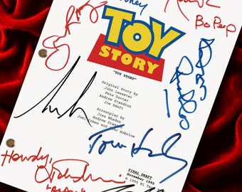TOY, STORY Script, Signed, Screenplay, Unique, Birthday Gift, Movie Lovers Gifts, Anniversary, Present, Movie Props, Woody, Buzz, Andy