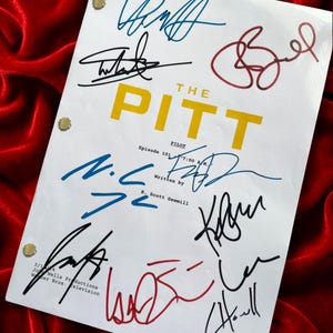 The Pitt TV Show, Pilot Script, Screenplay, Noah Wyle, Signatures, Autograph, Birthday Gift, Movie Lovers Gifts, TV Script, Movie Props