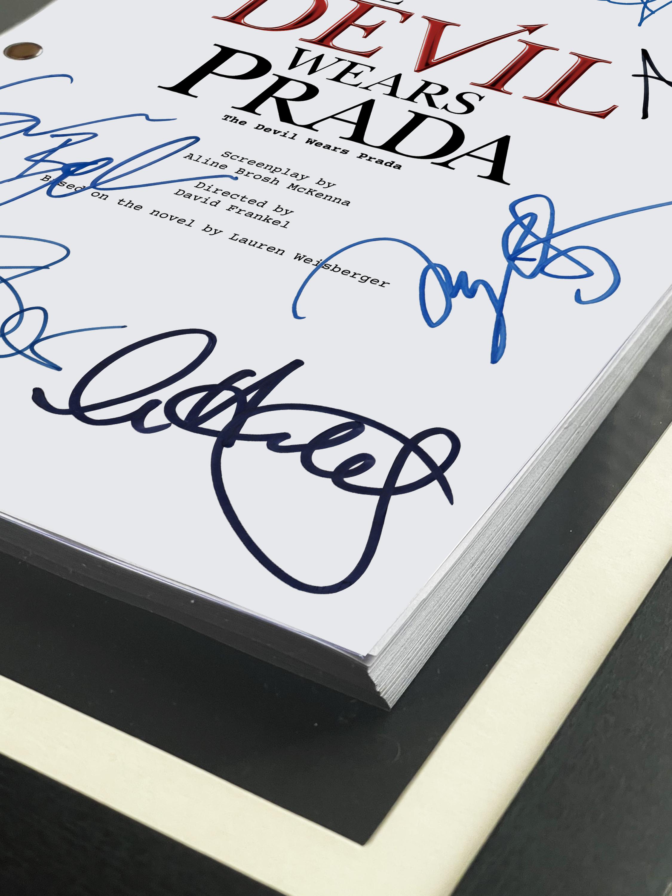 Script Presents Devil, Wears Prada Signed Movie Script, Screenplay, Birthday Gift ...