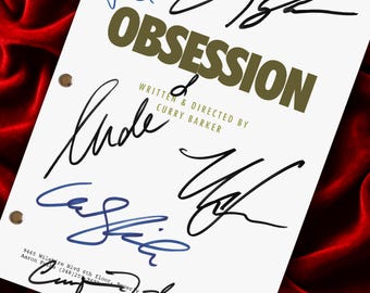 OBSESSION (2026), Signed Movie Script, Screenplay Reprint, Unique, Birthday Gift, Movie Lovers Gifts, Movie Props, One-Wish Willow, SCP