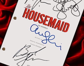 The, Housemaid Signed Movie Script, Screenplay, Sydney Sweeney, Birthday Gift, Movie Lovers Gifts, Autograph, Movie Memorabilia, Present