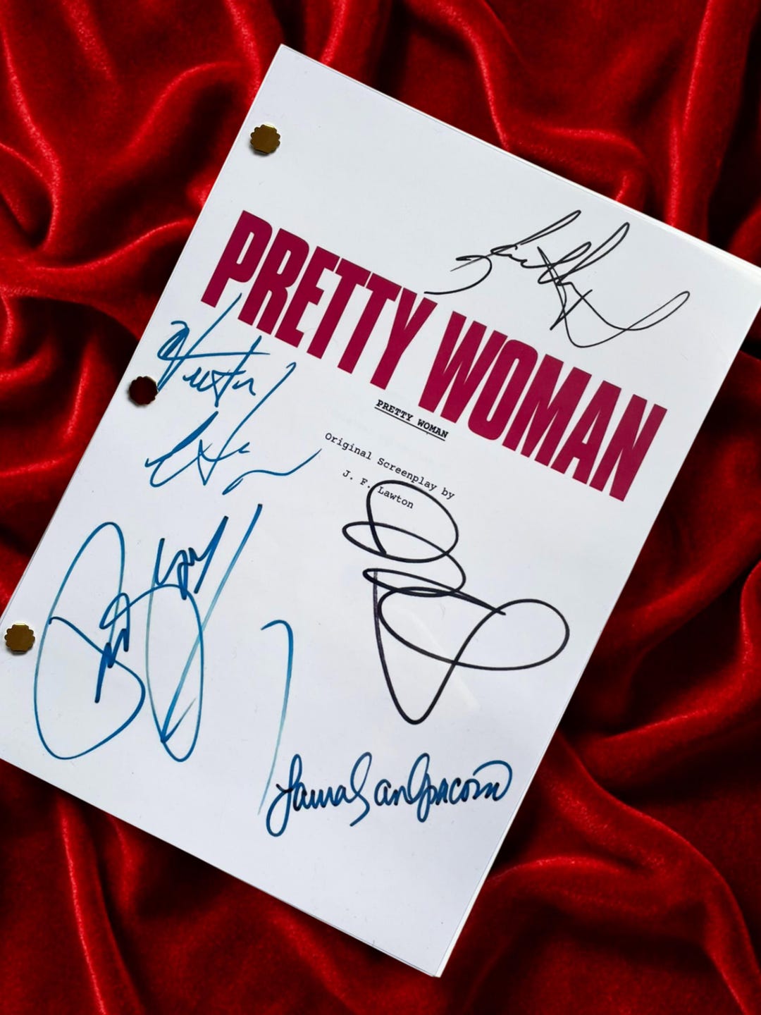 Script Presents Pretty Woman, Movie Script, Screenplay, Birthday Gift, Movie Lovers ...