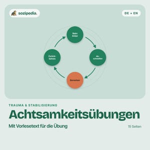 Mindfulness Exercises for Clients | Stress and Rumination Relief, Guided Scripts, Practice Diary Worksheet | PDF English German