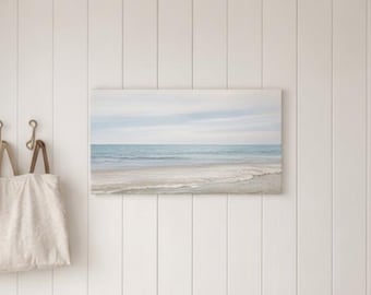 Coastal Beach Canvas Art | Modern Ocean View Print