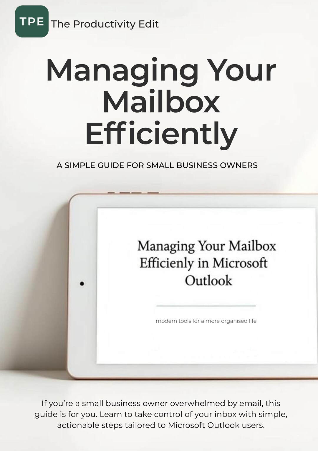 Inbox Zero Guide for Outlook, Email Management, Small Business ...