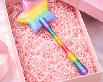 Varita mágica hecha a mano – Tarjetero con forma de estrella para pagos sin contacto, regalo para el Día de la Madre