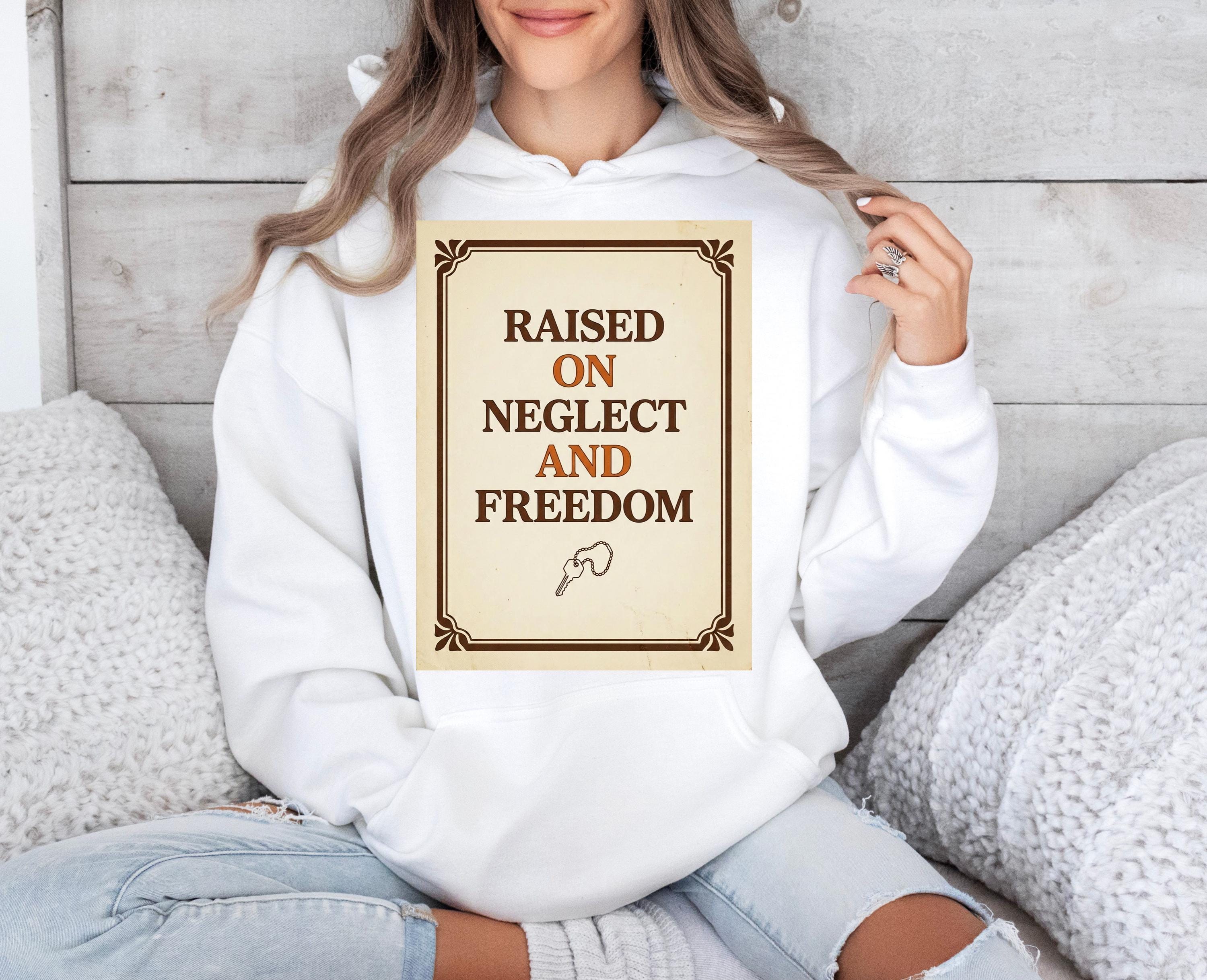 Raised Neglect Freedom Shirt | Gen X Nostalgia Tee | 70s Yearbook ...