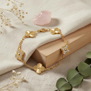 Vintage alhambra bracelet 5 motifs - Etsy 日本