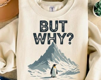 Nihilist Penguin PNG Design, But Why Lonely Meme Shirt, Retro Snow Art T-Shirt (Digital Download)