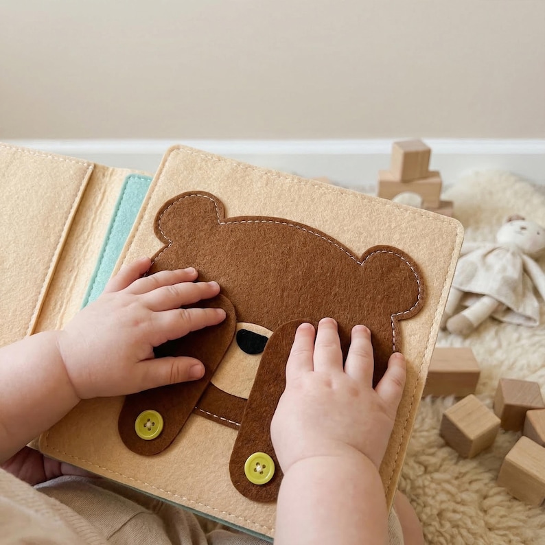 Personalized Felt Quiet Book, Custom Montessori Busy Book, Toddler — free download