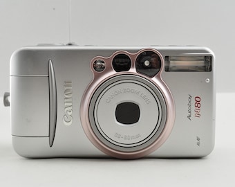 Cámara Canon Autoboy N80 Sure Shot 80u Prima Zoom 80u de 35 mm, compacta y de disparo, estilo vintage japonés.