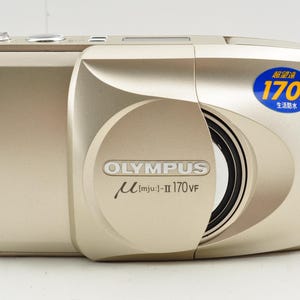 Olympus mju-II 170 VF 35mm Film Camera Tested Working From Japan