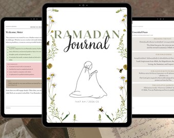 Ramadan Planner 2026 | Printable & iPad Journal (PDF)