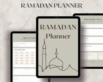 Ramadan Planner for Muslim Women | 30-Day Journal (Printable PDF + Digital Download)