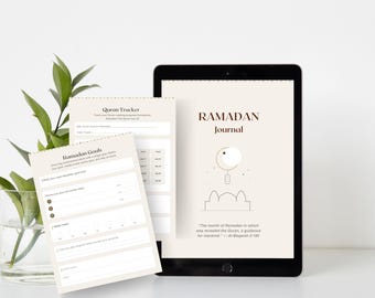 Ramadan Planner 2026 | 30-Day Journal | Printable PDF +  Instant Digital Download | Muslim Women Planner