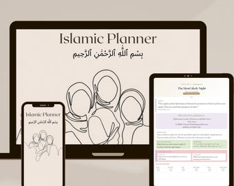 Ramadan Planner 2026 | 30 Day Islamic Journal ( Instant Digital Download) + Printable