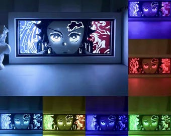 Anime Style LED Light Boxes - Manga Gift Night Light
