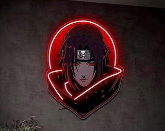 Red Anime Ninja LED Wall Light