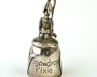 Silver Scenes thimbles fairy elf sprite