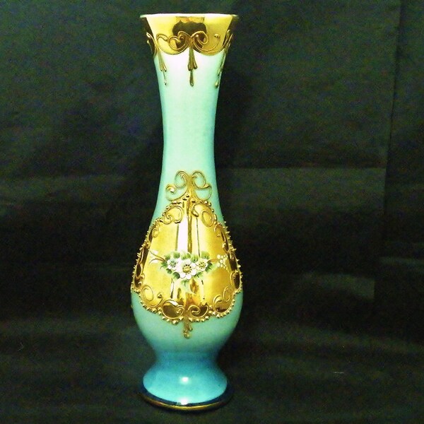 Turquoise Vase Etsy