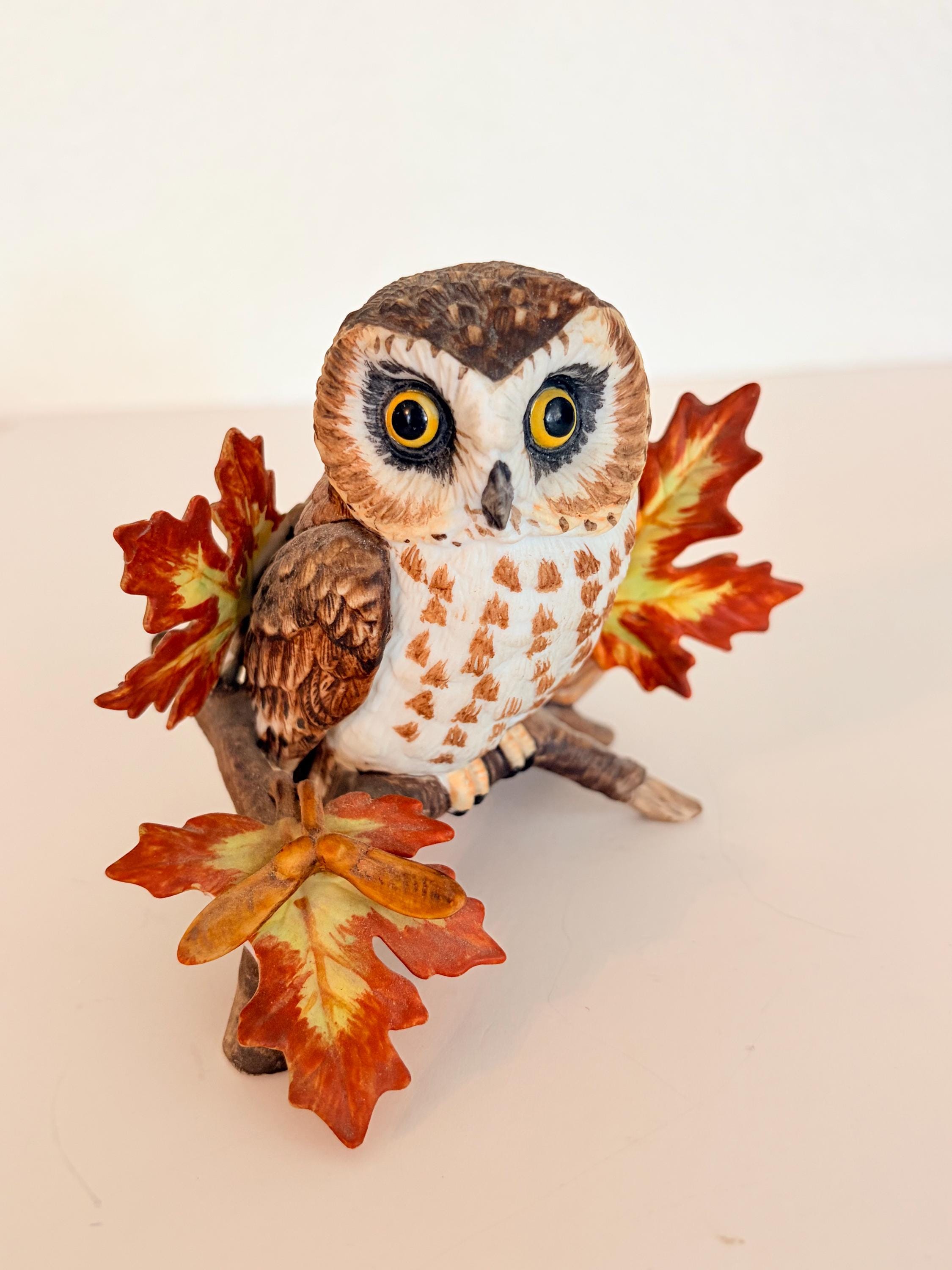 Lenox &ldquo;Saw-Whet Owl&rdquo; Figurine- Fall Home Decor