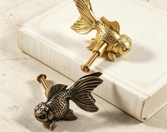 Animals Cabinet Handles,Handmade Fish Drawer Pull – Vintage Cabinet Knob,Home Decor
