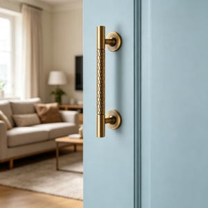 Solid Brass Cabinet Handles, Retro Gold Drawer Pulls, Antique French Style Wardrobe Hardware, Golden Kitchen Cupboard Drawer Knob Hardware