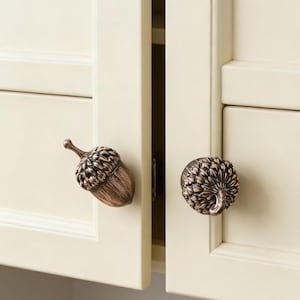 Handmade Vintage Acorn Cabinet Knob – Retro Home Decor Hardware