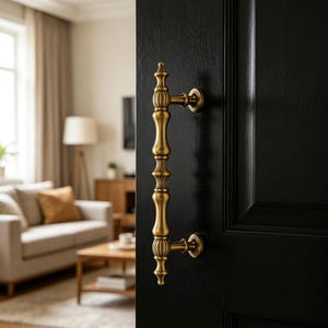 Antique Brass Drawer Pulls, Wardrobe Cabinet Handles, Retro Kitchen Cupboard Hardware, Vintage Dresser Drawer Knobs