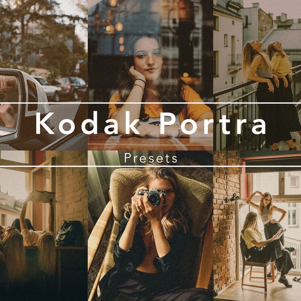 10 Kodak Portra Lightroom Mobile and Desktop Presets, Vsco film, Analog film, film preset, kodak portra 400, fujifilm preset, 35mm film