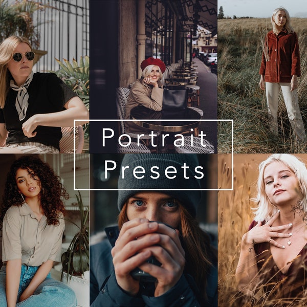 10 préréglages Portrait Lightroom Mobile et Desktop | Natural Outdoor, Blogger, Préréglages Lightroom, Instagram Mobile
