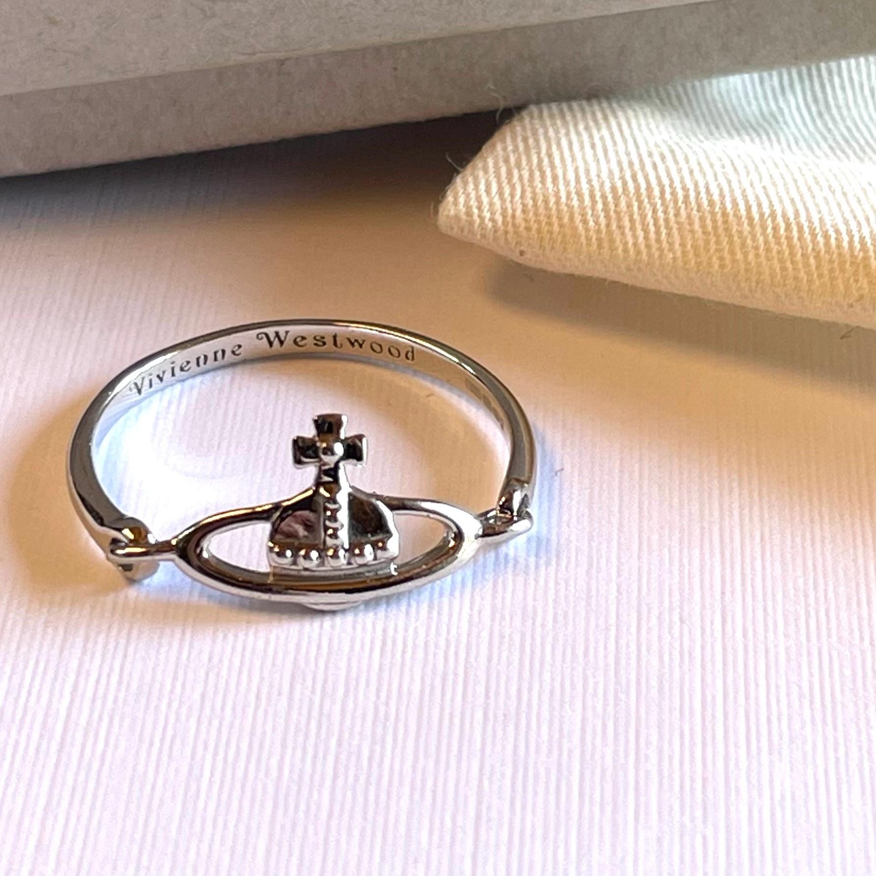 Vivienne Westwood Original Vendome Ring in Sterling Silver 925
