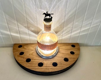 Lighted Blantons Bourbon Horse Cork Stopper Display