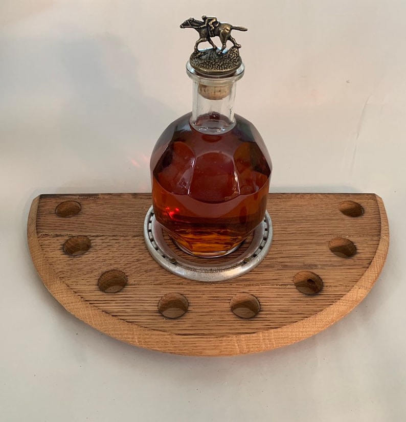 Blantons Bourbon Lid Stopper Display with Churchill Downs