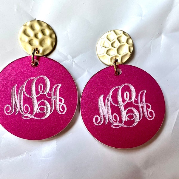 Monogram Earrings