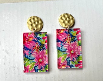 Lilly Inspired Colorful Earrings