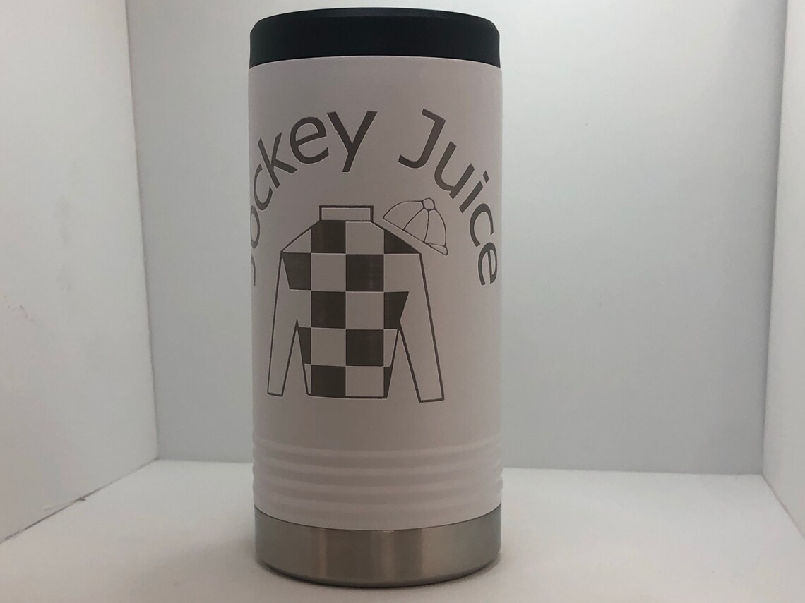 Jockey Juice Engraved Slim Can Koozies / Custom Slim Koozie Etsy
