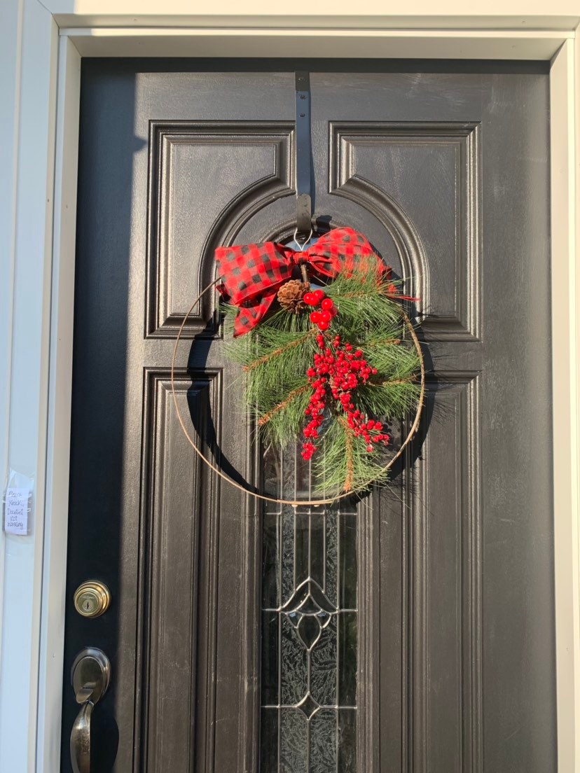 Christmas Wreath Barrel Ring Wreath | Etsy