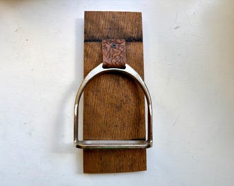 Stirrup Towel Hanger