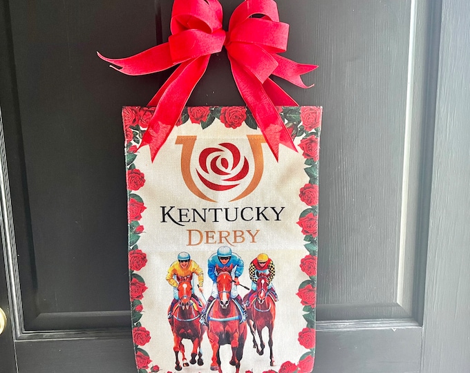 Jockey Silk Door Hanger Derby Door Hanger Jockey Silks Door Etsy
