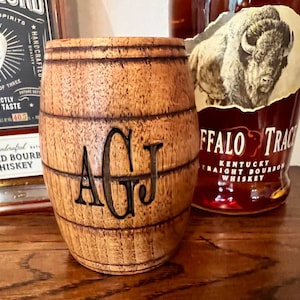 Personalized Bourbon Barrel Cup