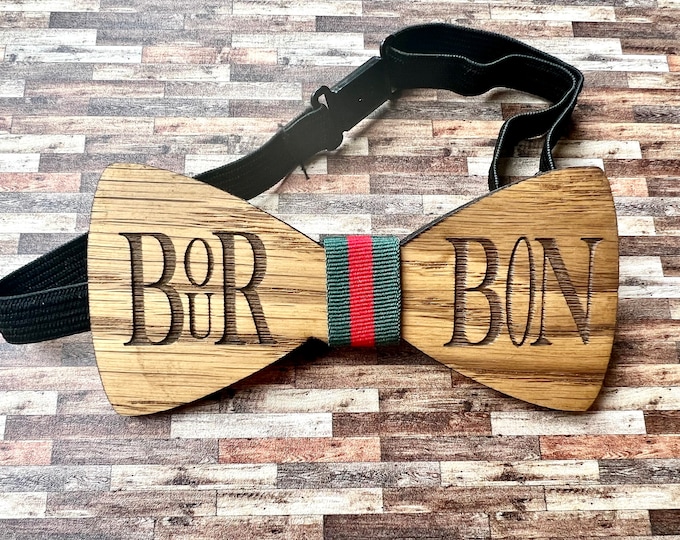 Bourbon Wooden Bow Tie