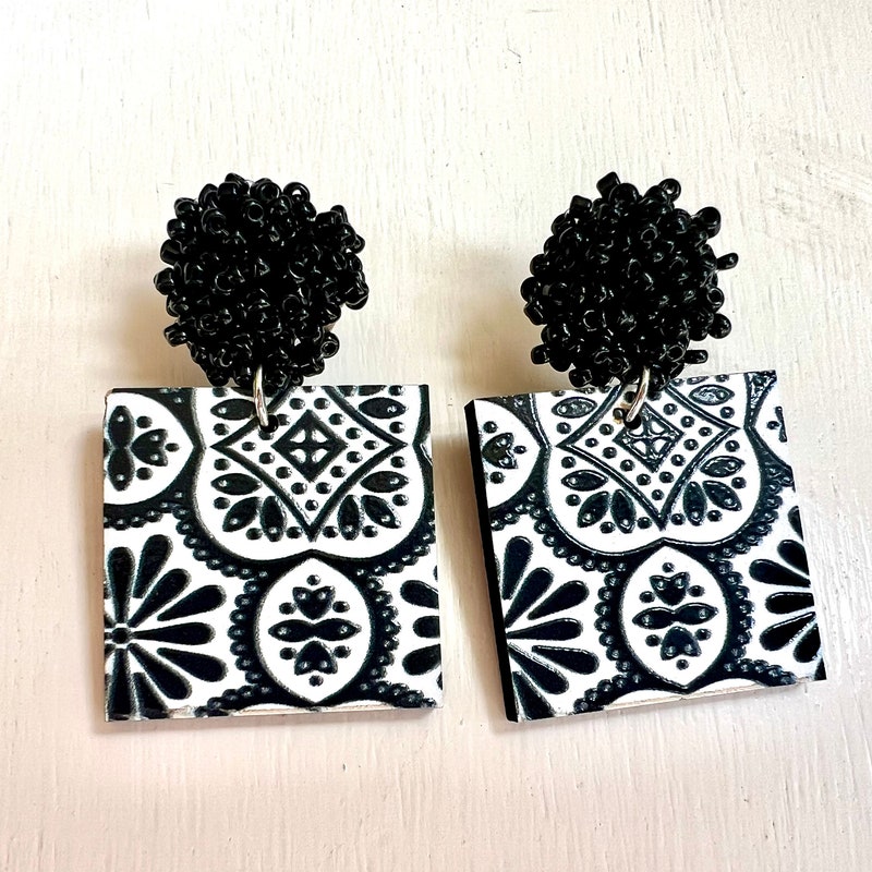 FA LA LA TILE EARRINGS main image 0