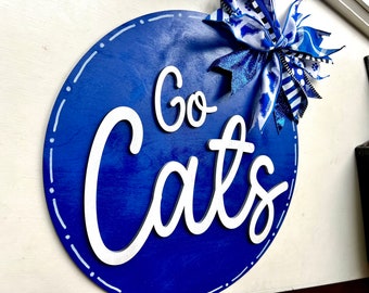 UK Kentucky Door Hanger Go Cats