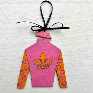 Jockey Silk Ornament