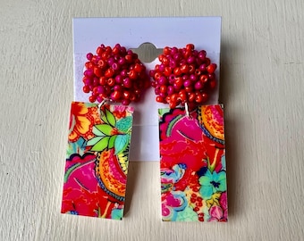 Lilly Inspired Colorful Earrings