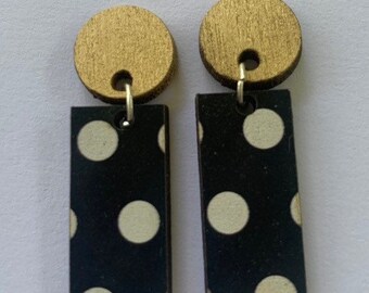 Polka Dot Statement Earrings main image 1