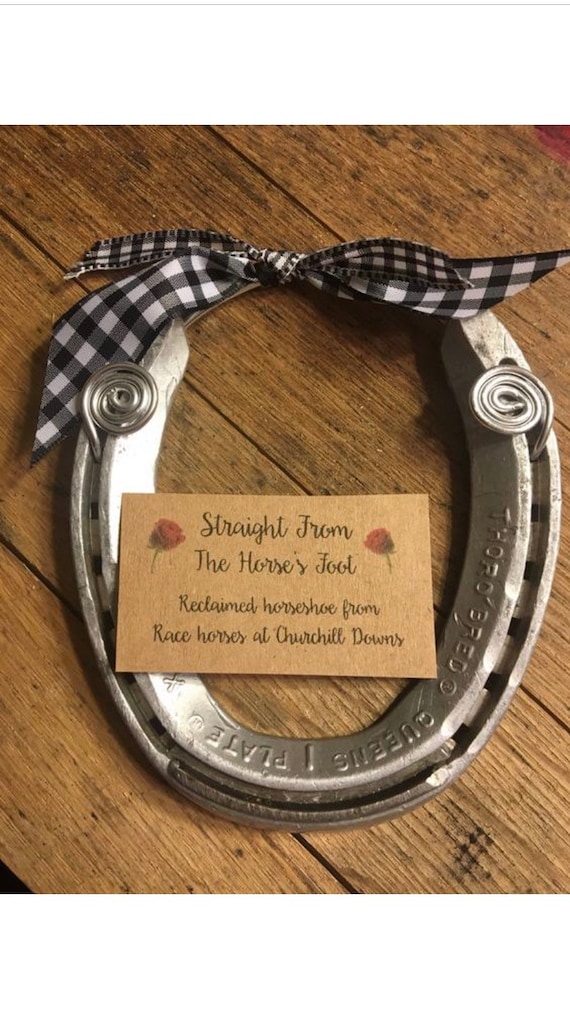 Reclaimed Horse Shoe from Churchill Downs